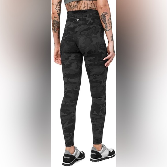 lululemon athletica Pants - Lululemon Incognito Camo Multi Grey Leggings